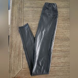 Aritzia high waisted leather legging